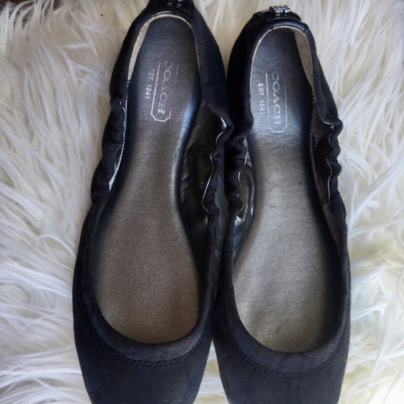 Authentic Coach Logo Ballet Flats 💕 - Picture 1 of 6